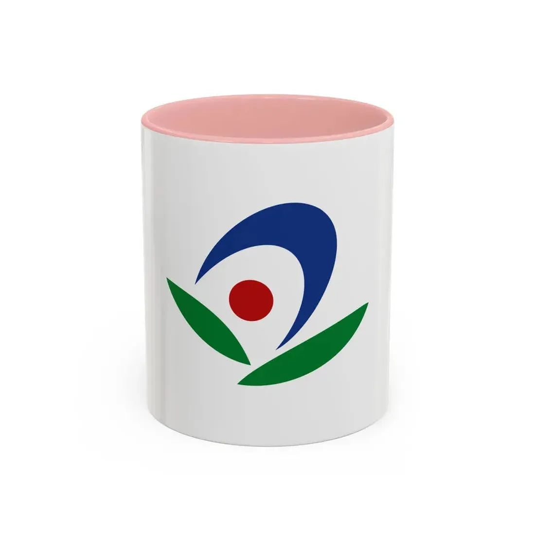 Flag of Akiruno Tokyo Japan - Accent Coffee Mug 11oz Pink - Go Mug Yourself