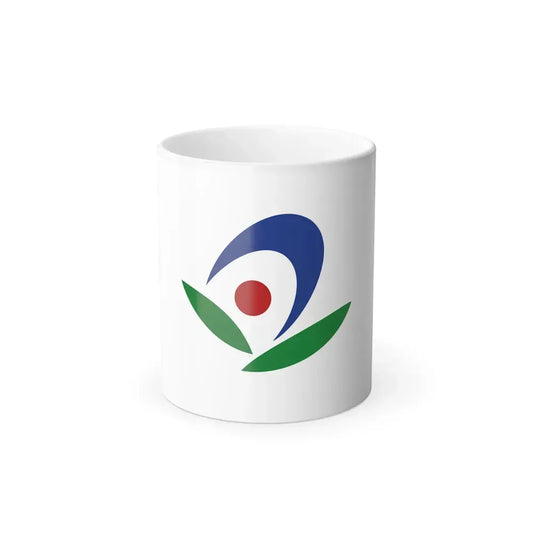 Flag of Akiruno Tokyo Japan - Color Changing Coffee Mug 11oz - Go Mug Yourself