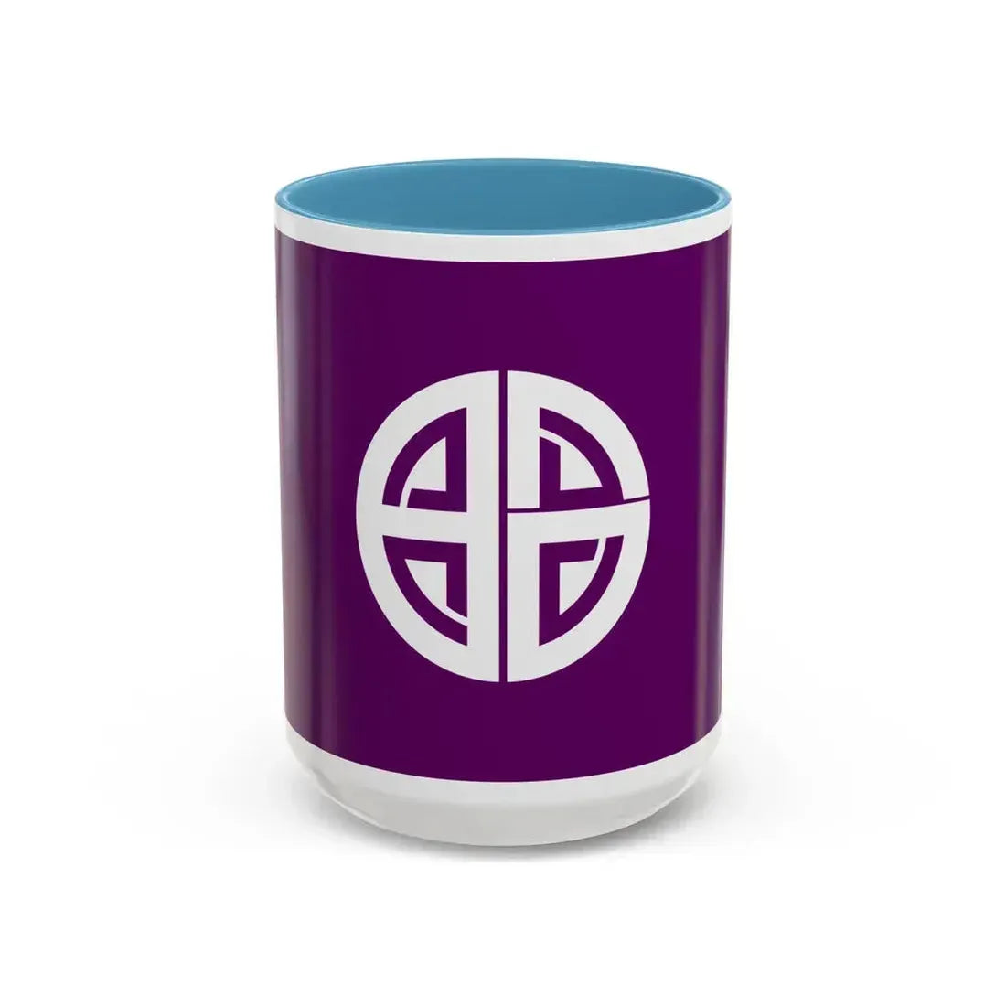 Flag of Akishima Tokyo Japan - Accent Coffee Mug 15oz Light Blue - Go Mug Yourself