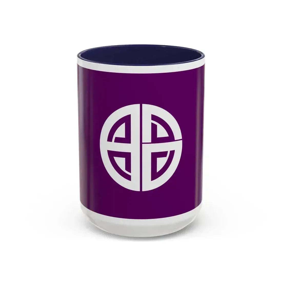 Flag of Akishima Tokyo Japan - Accent Coffee Mug 15oz Navy - Go Mug Yourself