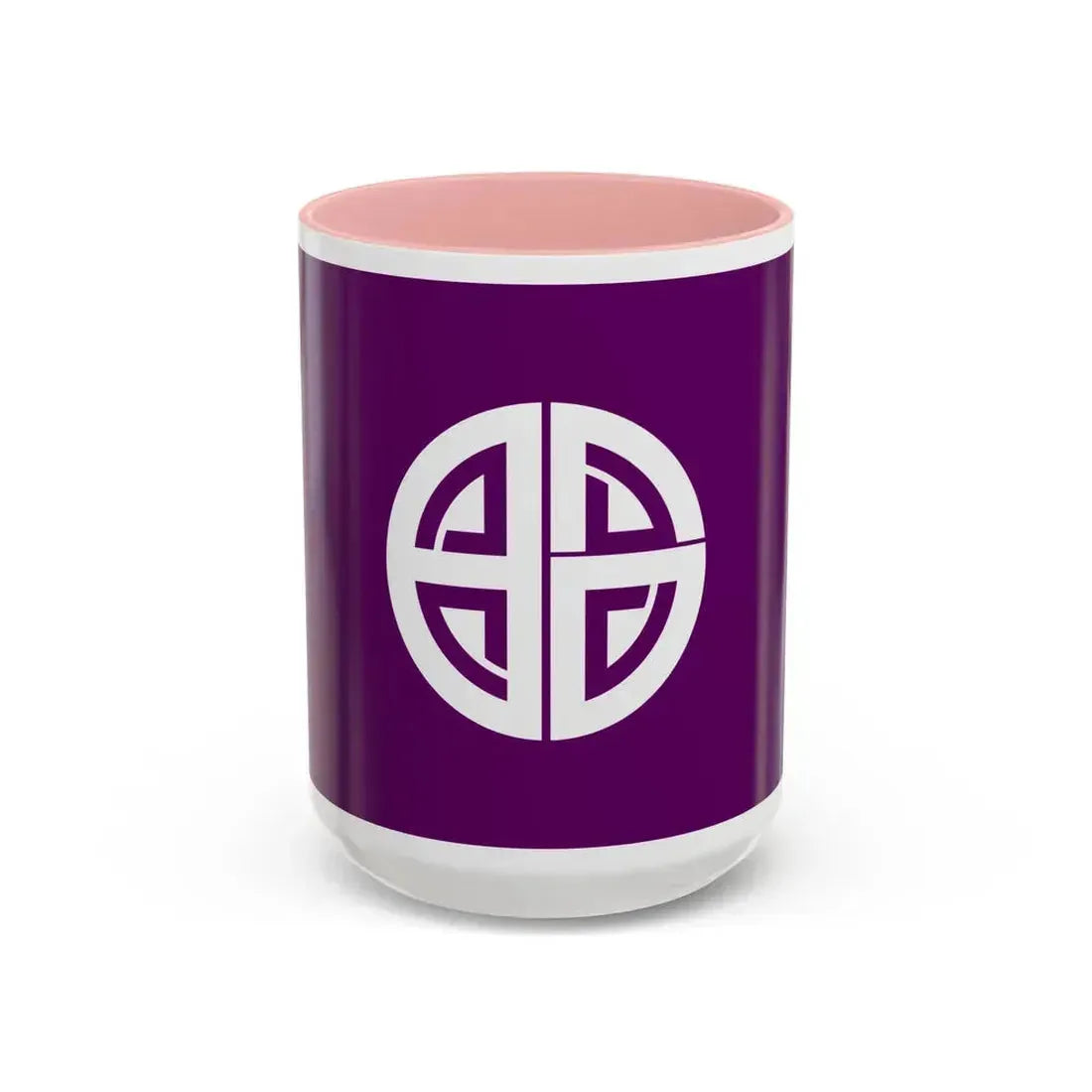Flag of Akishima Tokyo Japan - Accent Coffee Mug 15oz Pink - Go Mug Yourself