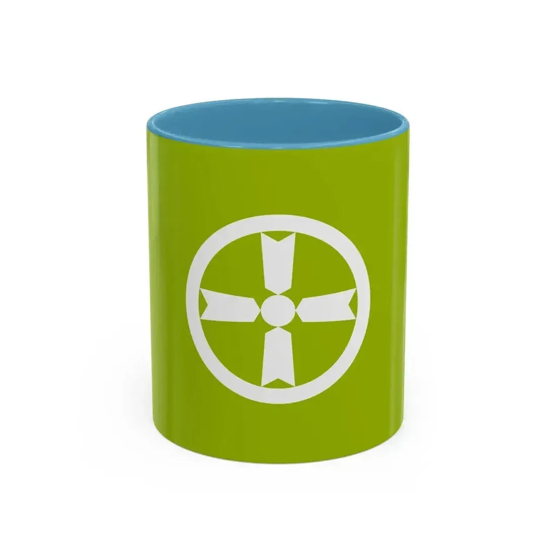 Flag of Akita Akita Japan - Accent Coffee Mug 11oz Light Blue - Go Mug Yourself
