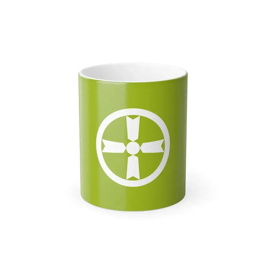 Flag of Akita Akita Japan - Color Changing Coffee Mug 11oz - Go Mug Yourself