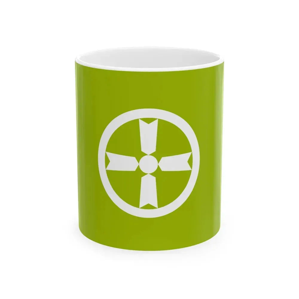 Flag of Akita Akita Japan - White Coffee Mug 11oz - Go Mug Yourself