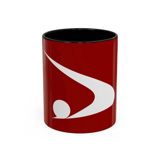Flag of Akita Prefecture Japan - Accent Coffee Mug 11oz Black - Go Mug Yourself