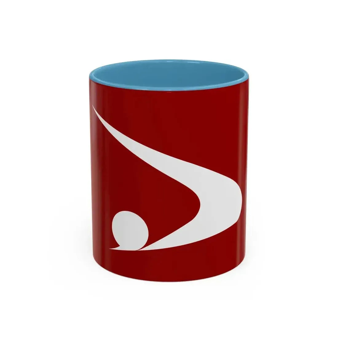 Flag of Akita Prefecture Japan - Accent Coffee Mug 11oz Light Blue - Go Mug Yourself