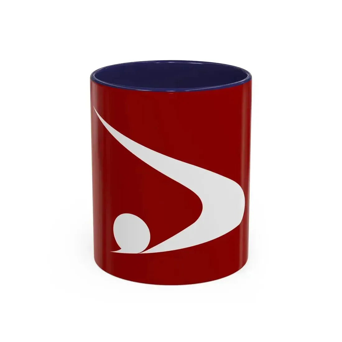 Flag of Akita Prefecture Japan - Accent Coffee Mug 11oz Navy - Go Mug Yourself