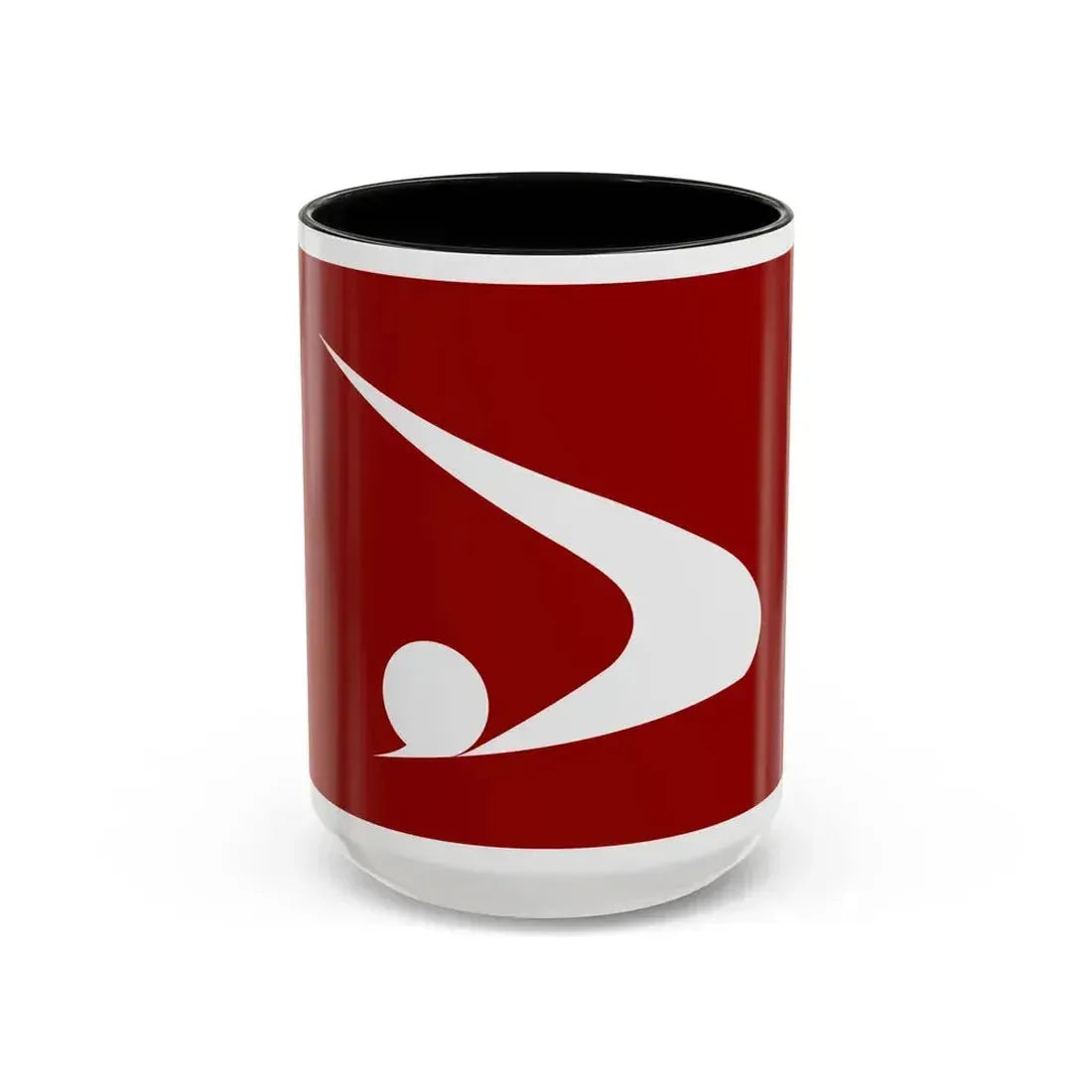 Flag of Akita Prefecture Japan - Accent Coffee Mug 15oz Black - Go Mug Yourself