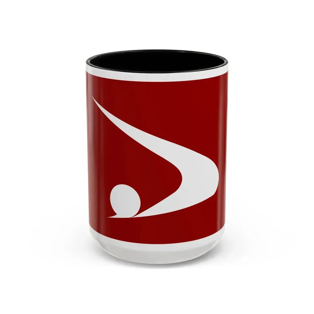 Flag of Akita Prefecture Japan - Accent Coffee Mug 15oz Black - Go Mug Yourself