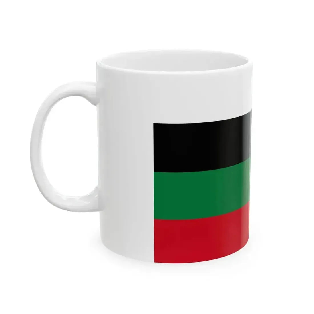 Flag of al-Mountada al-Adabi (Oman) White Coffee Mug - Go Mug Yourself