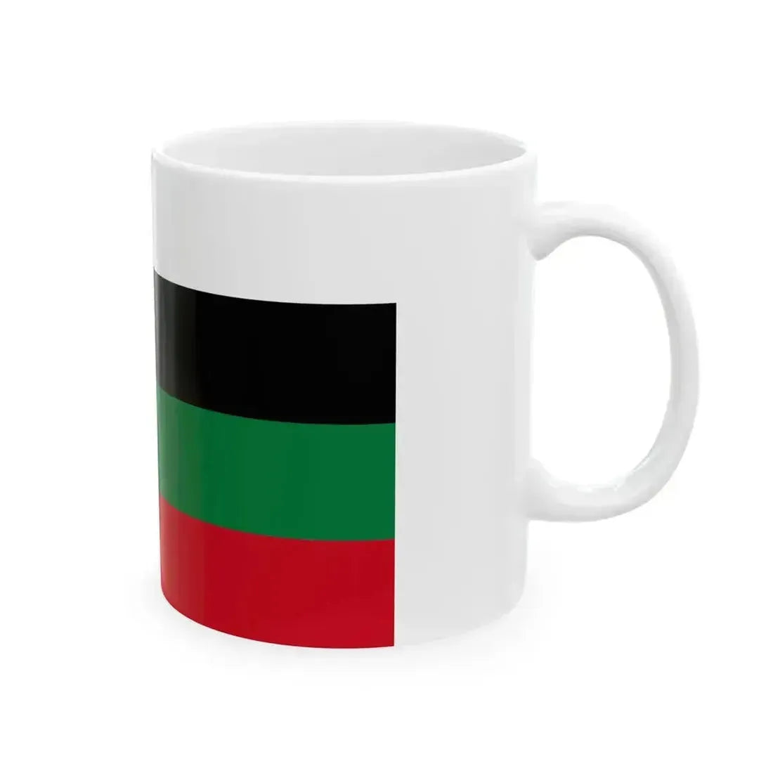 Flag of al-Mountada al-Adabi (Oman) White Coffee Mug - Go Mug Yourself