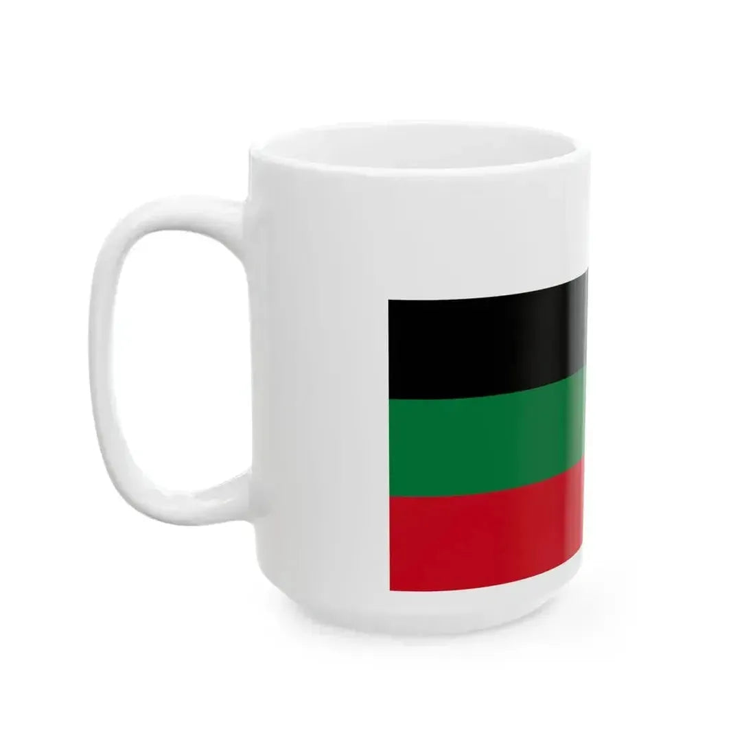 Flag of al-Mountada al-Adabi (Oman) White Coffee Mug - Go Mug Yourself