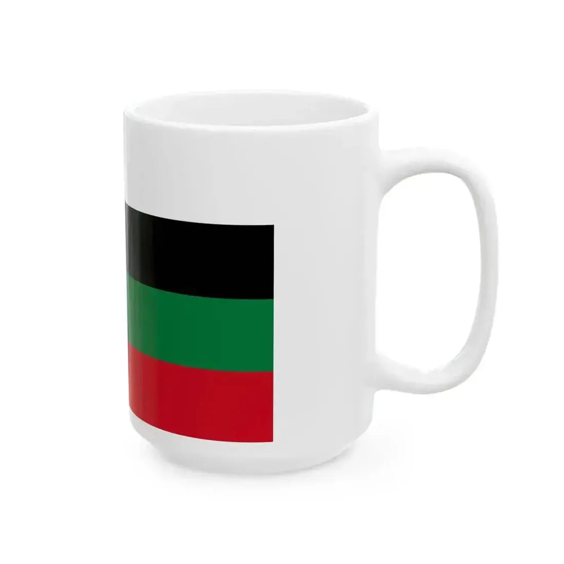Flag of al-Mountada al-Adabi (Oman) White Coffee Mug - Go Mug Yourself