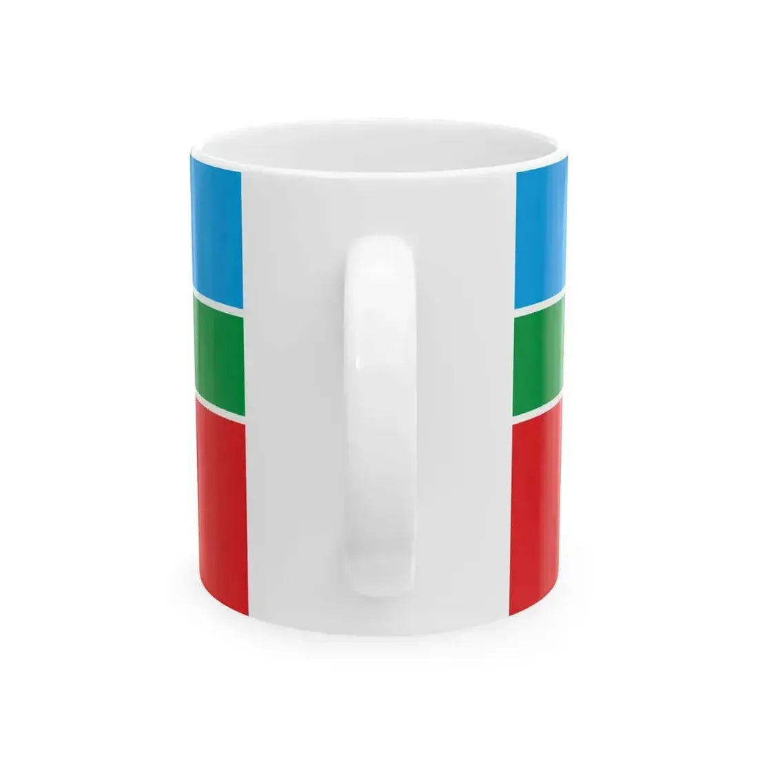 Flag of Ala-Buka District (Kyrgyzstan) White Coffee Mug - Go Mug Yourself