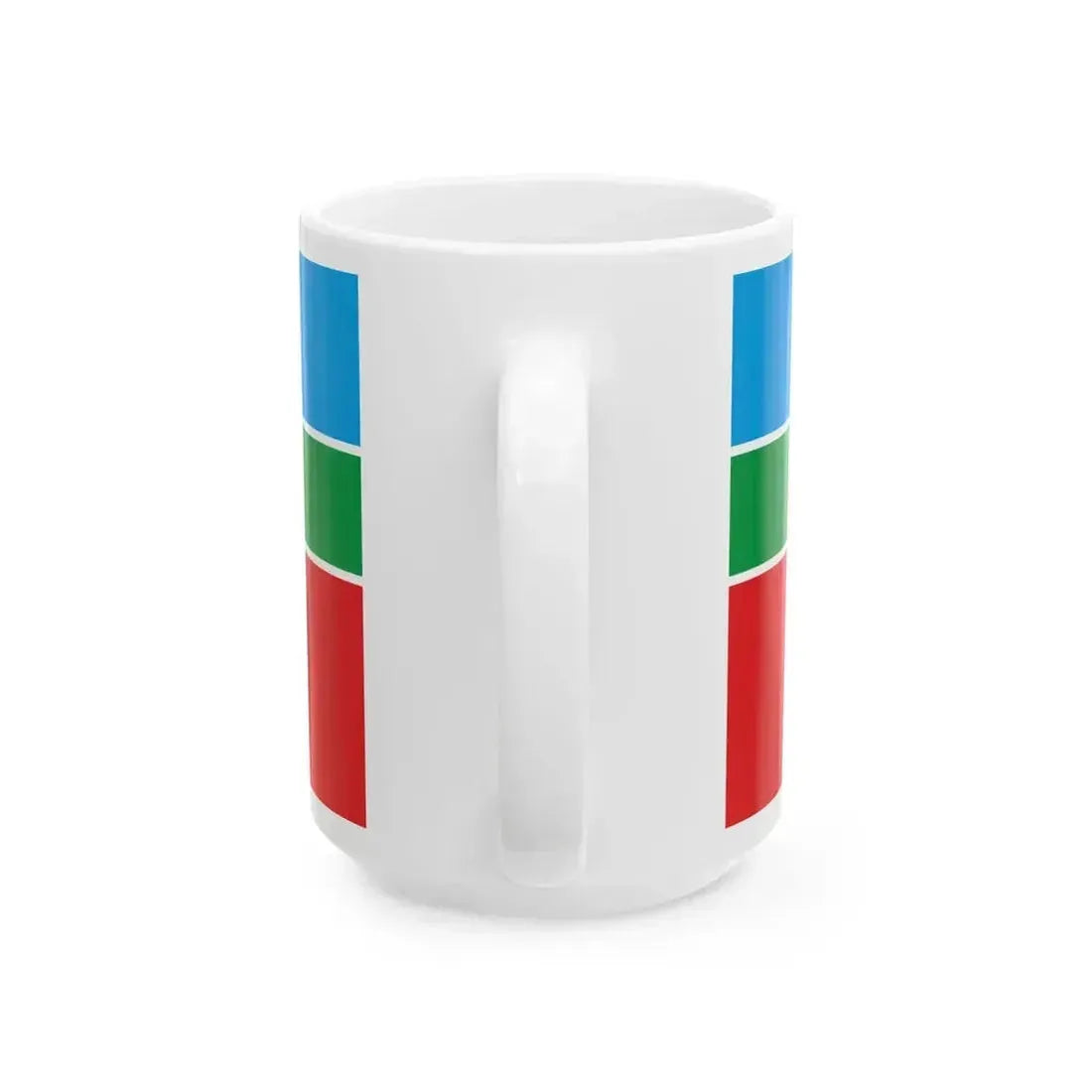 Flag of Ala-Buka District (Kyrgyzstan) White Coffee Mug - Go Mug Yourself