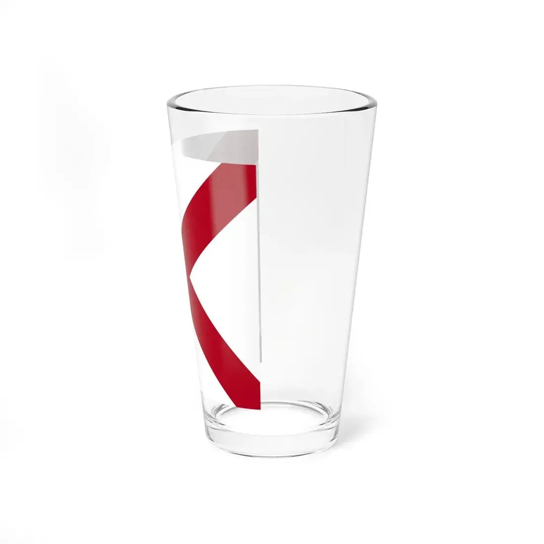 Flag of Alabama square (United States) Pint Glass 16oz - Go Mug Yourself