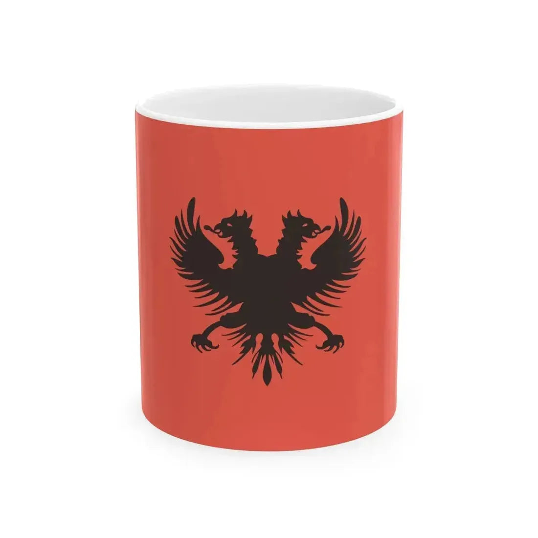 Flag of Aladro Kastrioti 1902 (Albania) White Coffee Mug 11oz - Go Mug Yourself