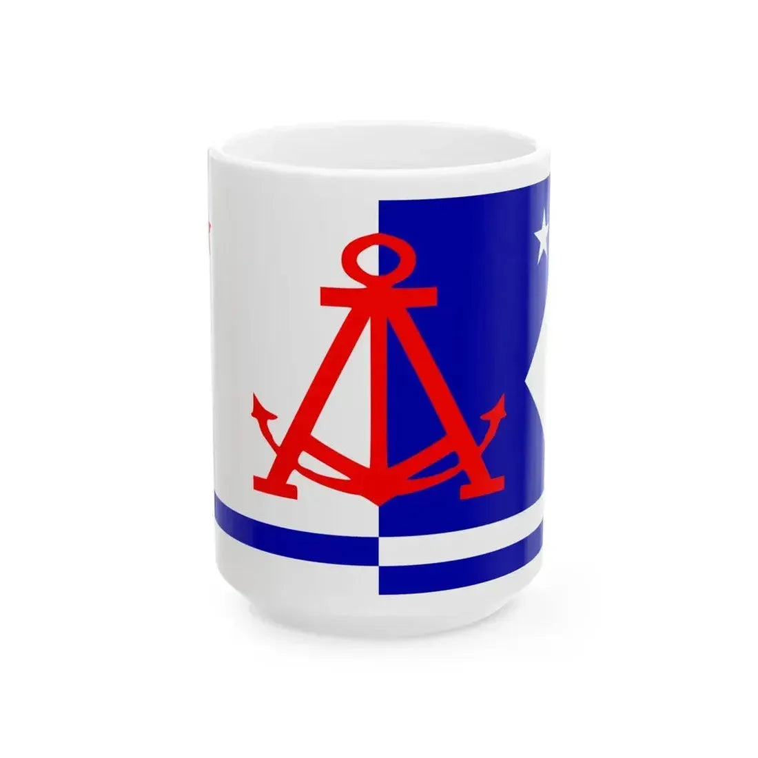 Flag of Alameda California (United States) White Coffee Mug 15oz - Go Mug Yourself