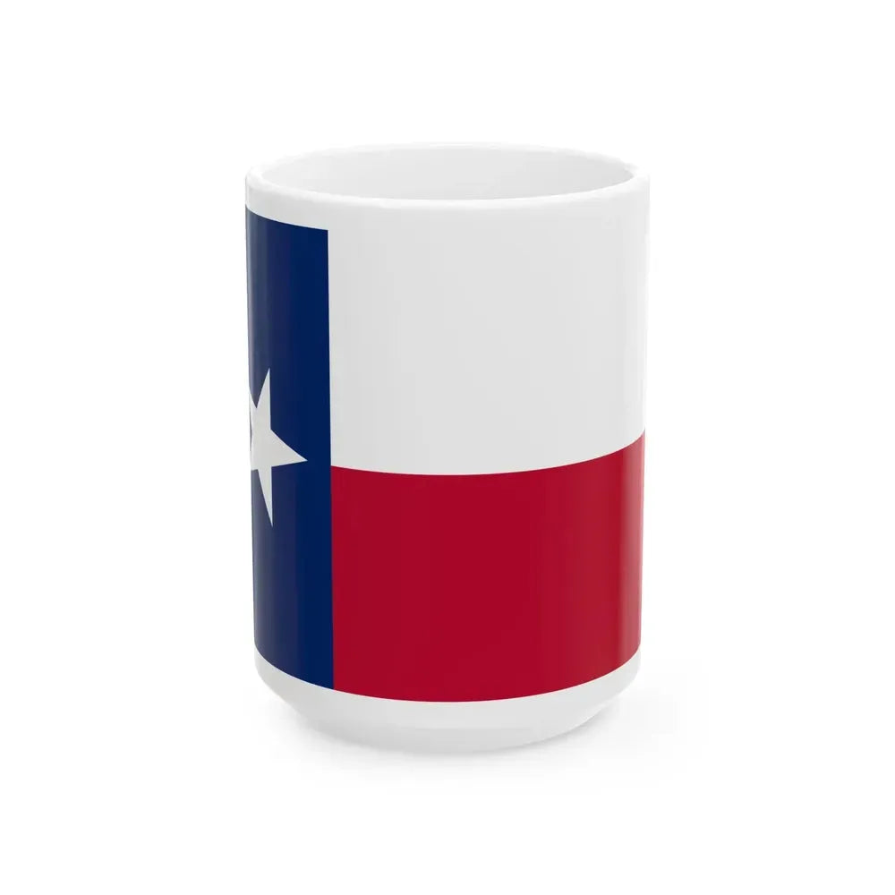 Flag of Alamo Secession (United States) White Coffee Mug 15oz - Go Mug Yourself