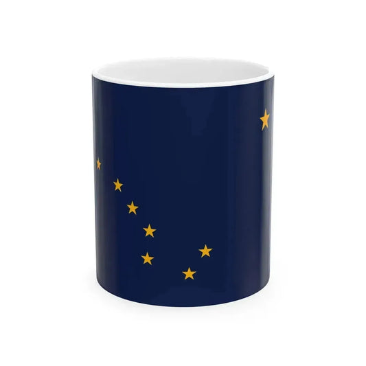 Flag of Alaska (United States) White Coffee Mug 11oz - Go Mug Yourself