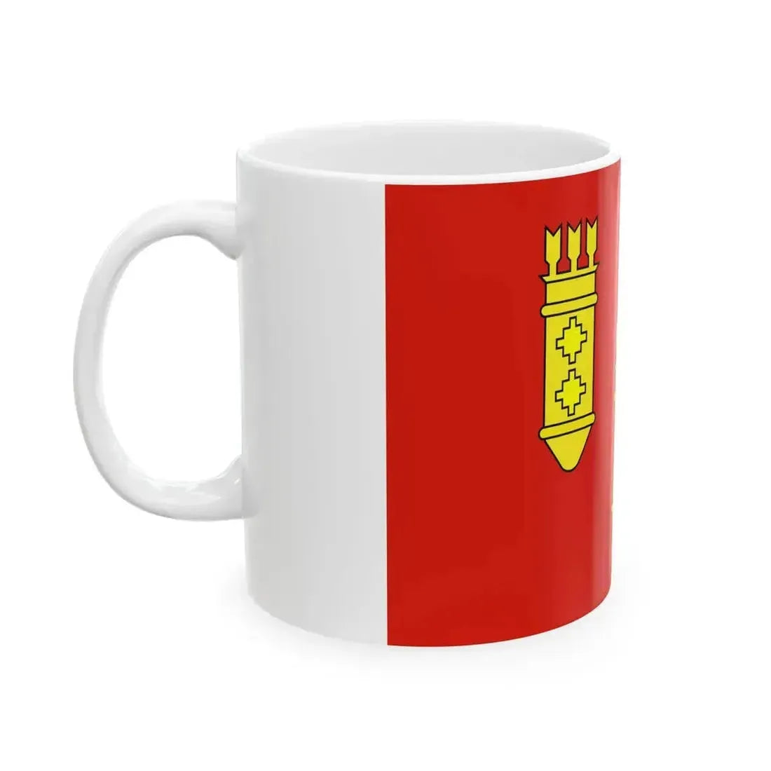 Flag of Alatyr (Russia) White Coffee Mug - Go Mug Yourself