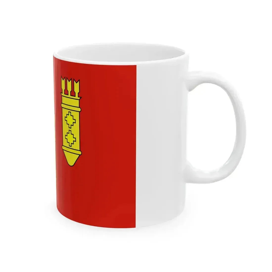 Flag of Alatyr (Russia) White Coffee Mug - Go Mug Yourself