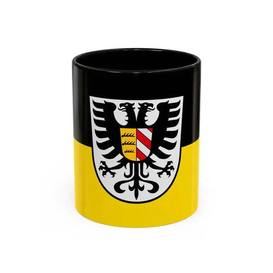 Flag of Alb Donau Kreis Germany - Accent Coffee Mug 11oz Black - Go Mug Yourself