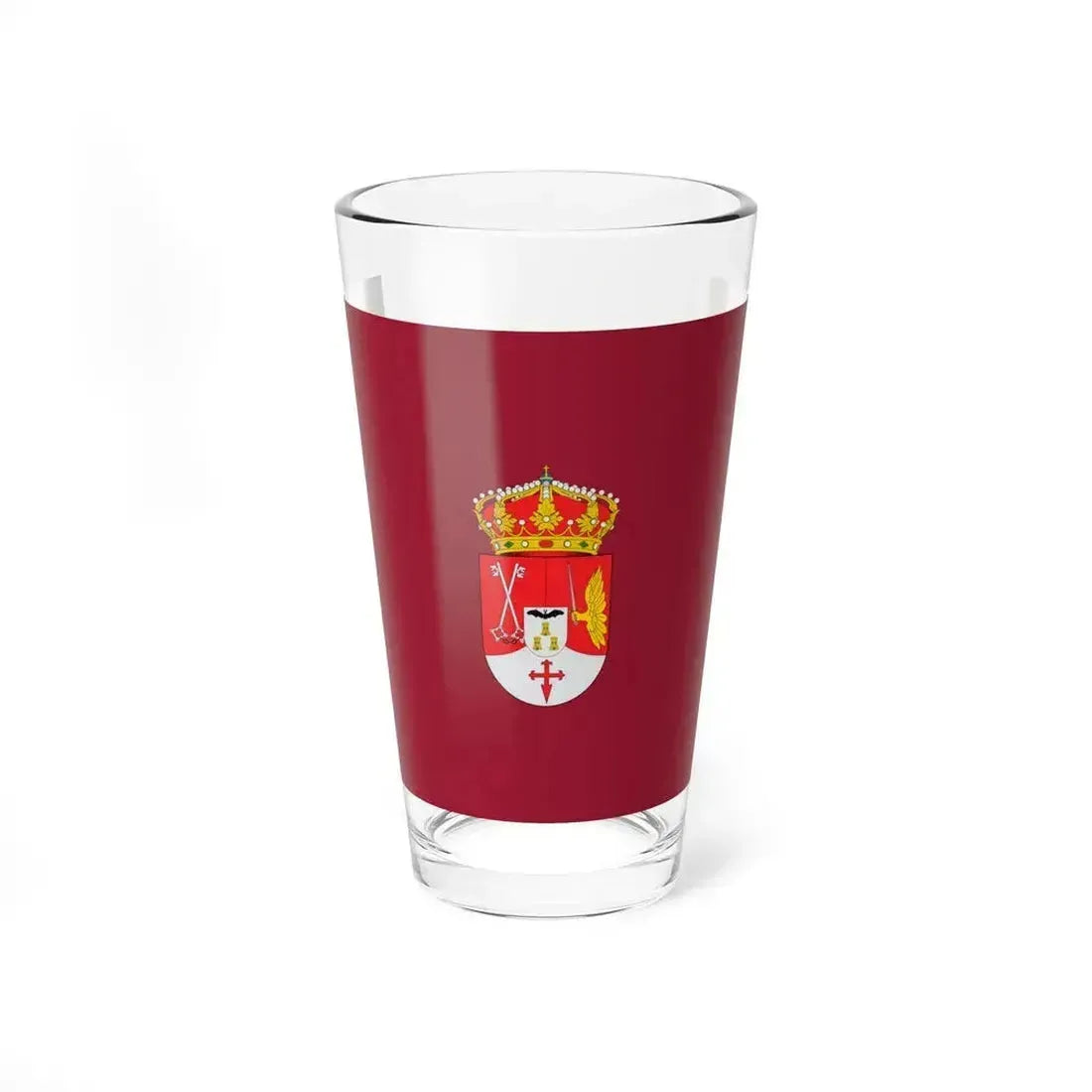 Flag of Albacete Spain - Pint Glass 16oz 16oz - Go Mug Yourself