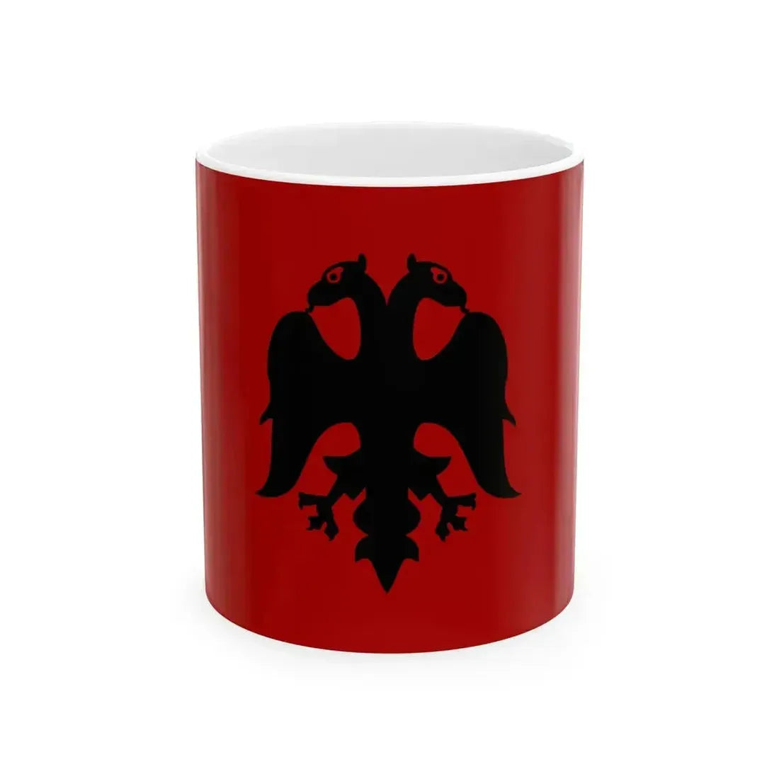 Flag of Albania 1926-1928 (Albania) White Coffee Mug 11oz - Go Mug Yourself
