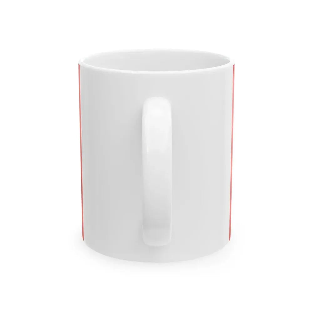 Flag of Albania 1992-2002 (Albania) White Coffee Mug - Go Mug Yourself