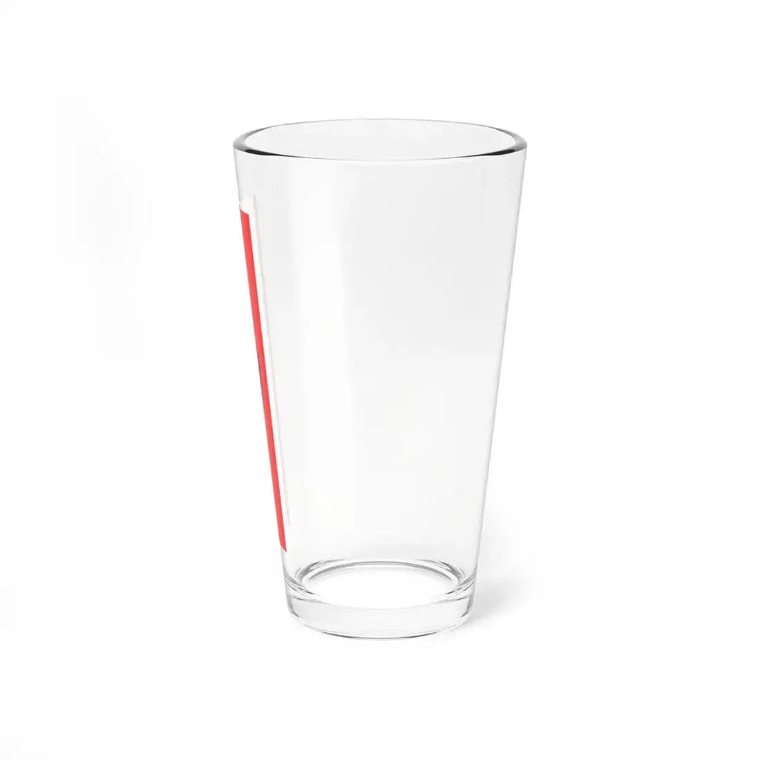 Flag of Albania Vertical (Albania) Pint Glass 16oz - Go Mug Yourself