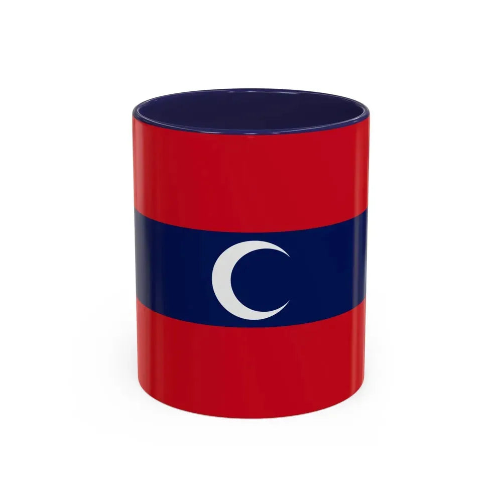 Flag of Albanian Muslims of the first quarter of the 19th century - Accent Coffee Mug 11oz Navy - Go Mug Yourself