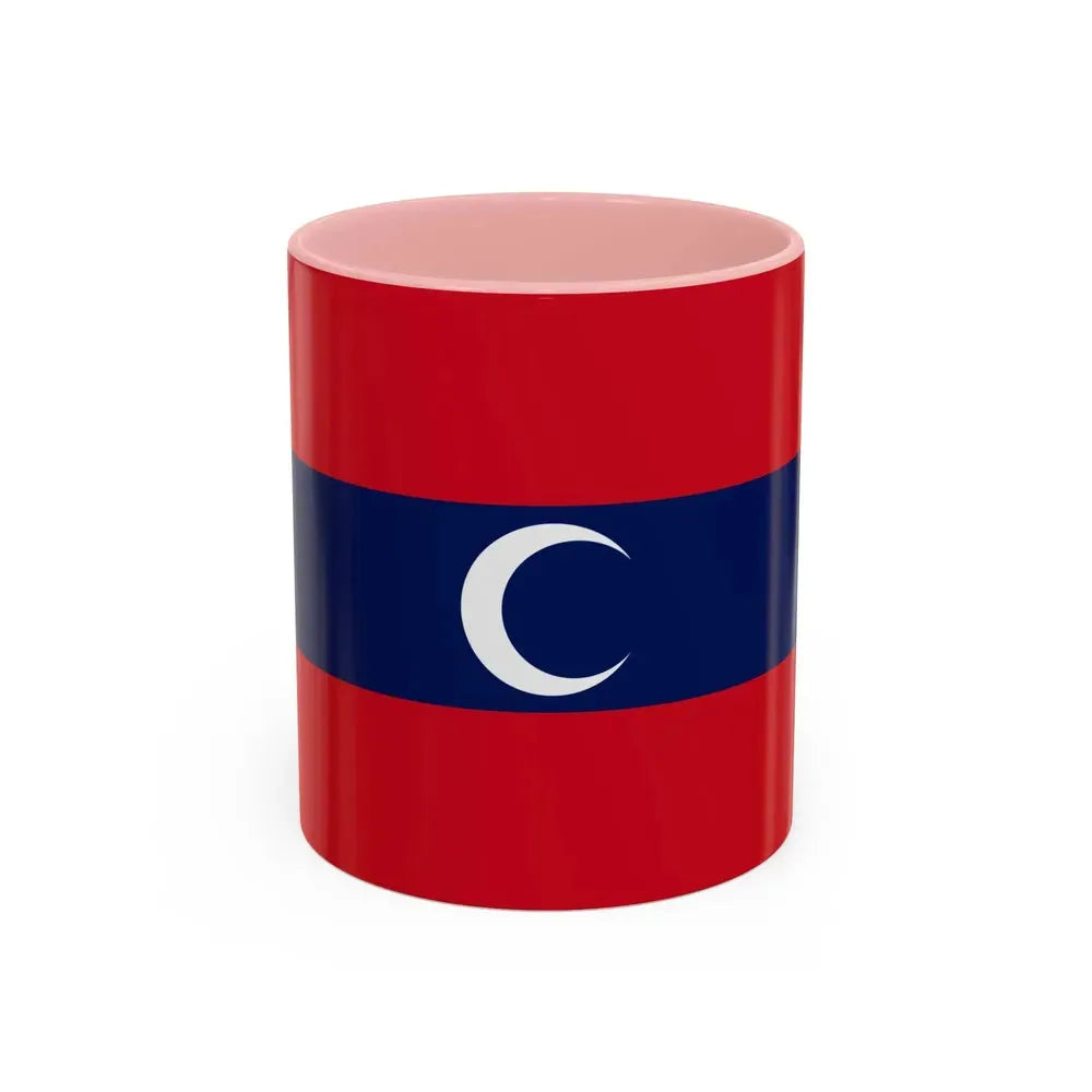 Flag of Albanian Muslims of the first quarter of the 19th century - Accent Coffee Mug 11oz Pink - Go Mug Yourself