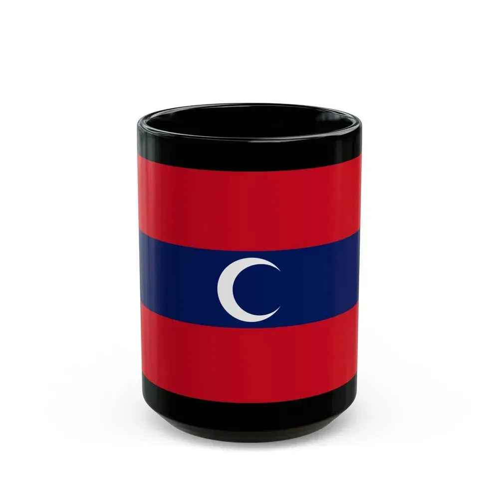 Flag of Albanian Muslims of the first quarter of the 19th century - Black Coffee Mug 15oz - Go Mug Yourself