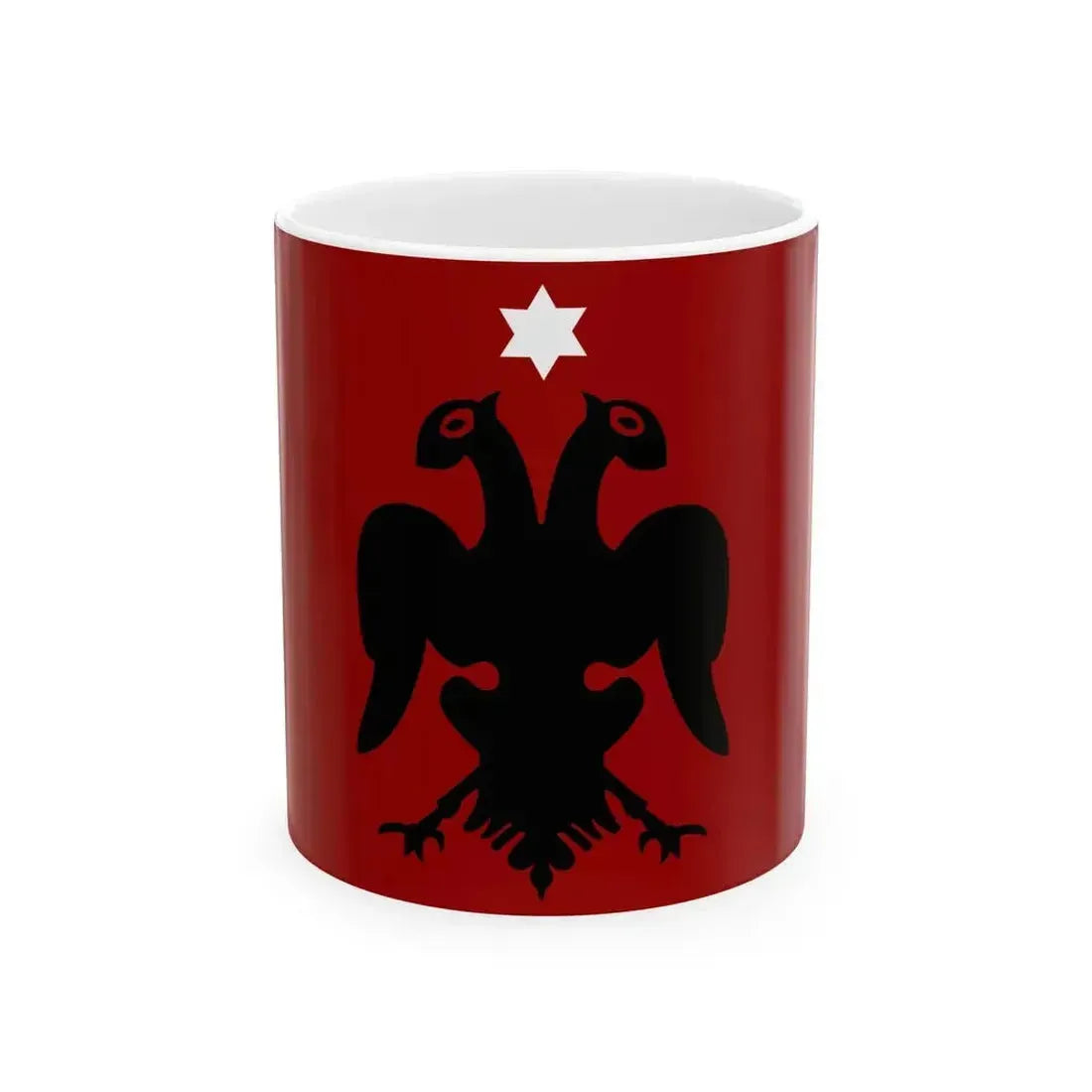 Flag of Albanian Provisional Government Jun-Nov 1912 (Albania) White Coffee Mug 11oz - Go Mug Yourself