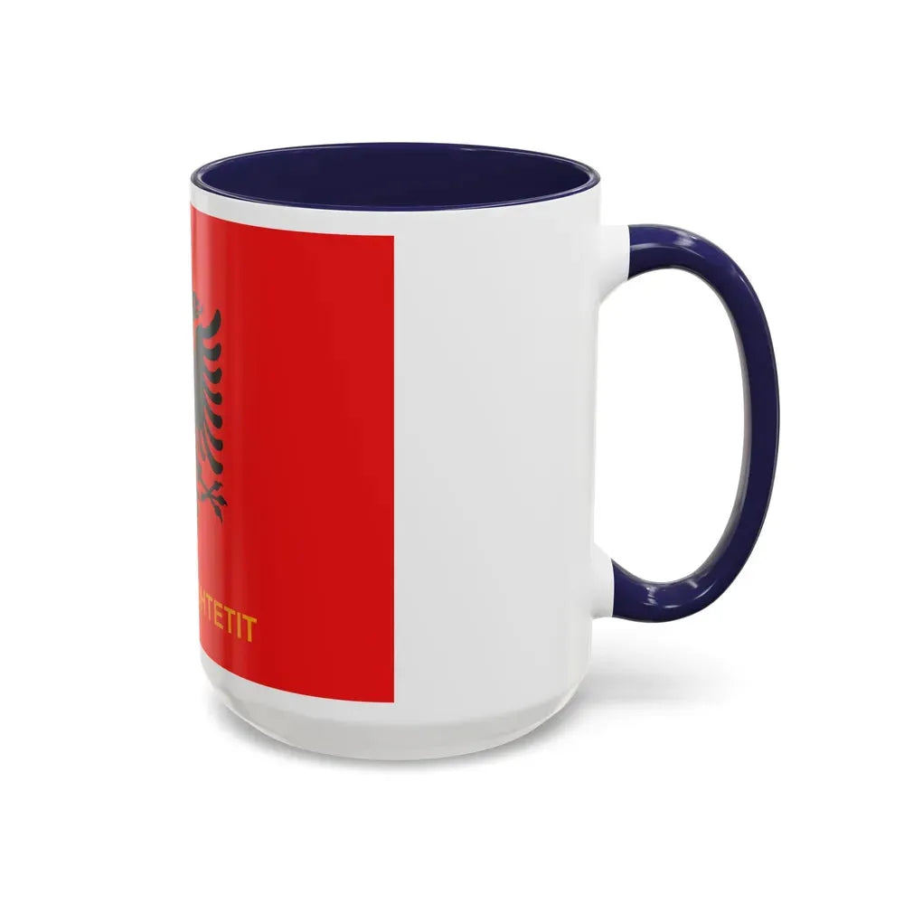 Flag of Albanian State Police - Accent Coffee Mug - Go Mug Yourself