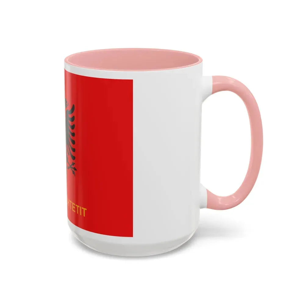 Flag of Albanian State Police - Accent Coffee Mug - Go Mug Yourself