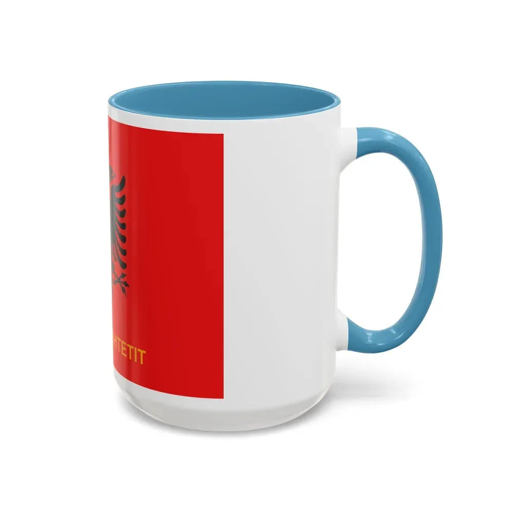 Flag of Albanian State Police - Accent Coffee Mug - Go Mug Yourself