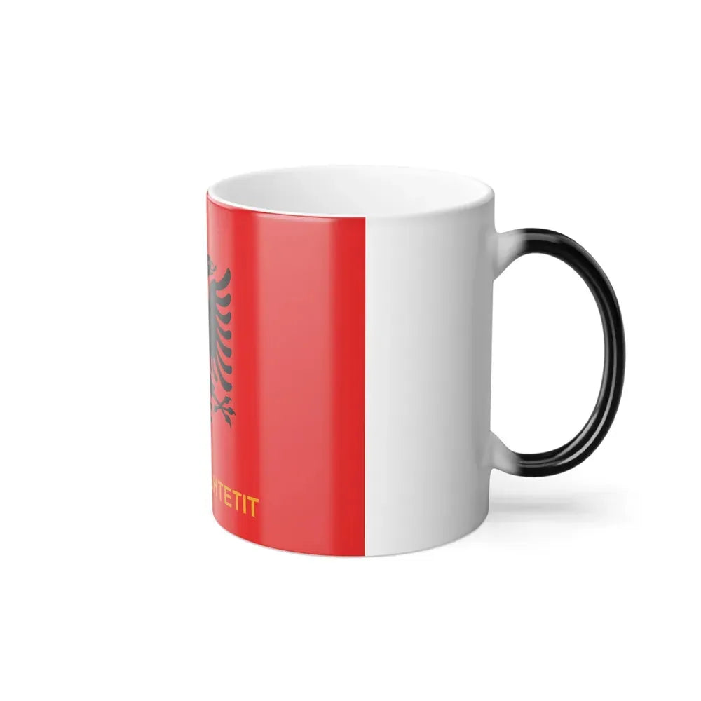 Flag of Albanian State Police - Color Changing Coffee Mug - Go Mug Yourself