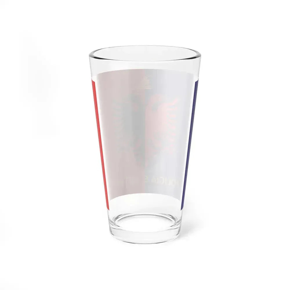 Flag of Albanian State Police - Pint Glass 16oz - Go Mug Yourself
