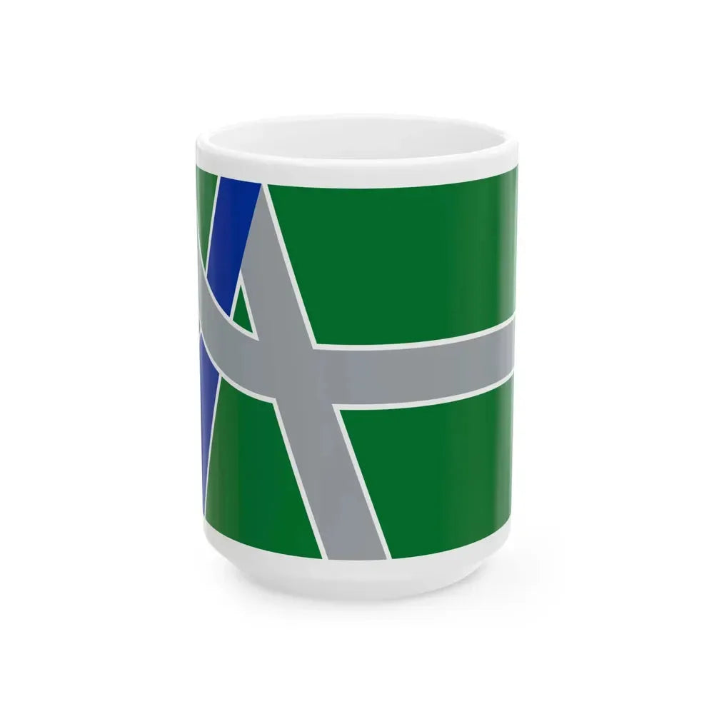 Flag of Albany Oregon (United States) White Coffee Mug 15oz - Go Mug Yourself