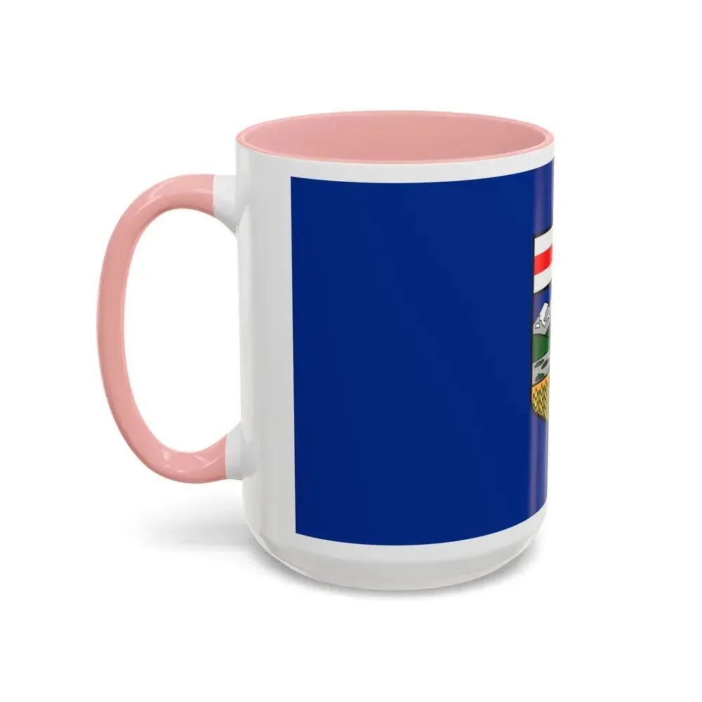 Flag of Alberta Canada - Accent Coffee Mug - Go Mug Yourself