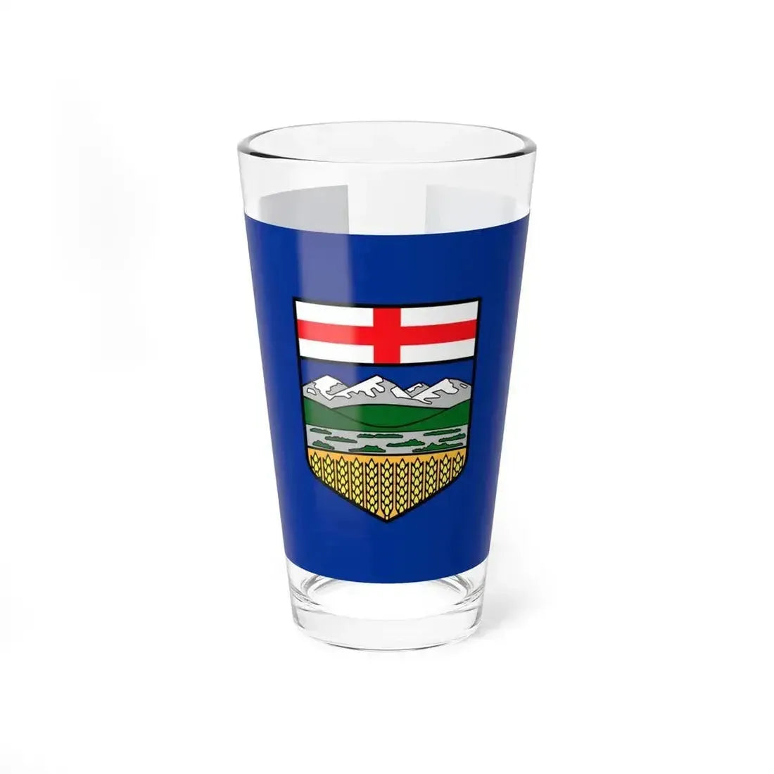 Flag of Alberta Canada - Pint Glass 16oz 16oz - Go Mug Yourself