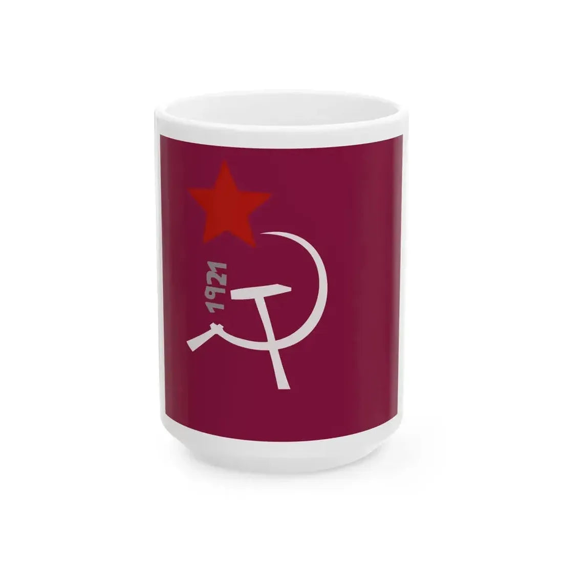 Flag of Albona Republic (Croatia) White Coffee Mug 15oz - Go Mug Yourself