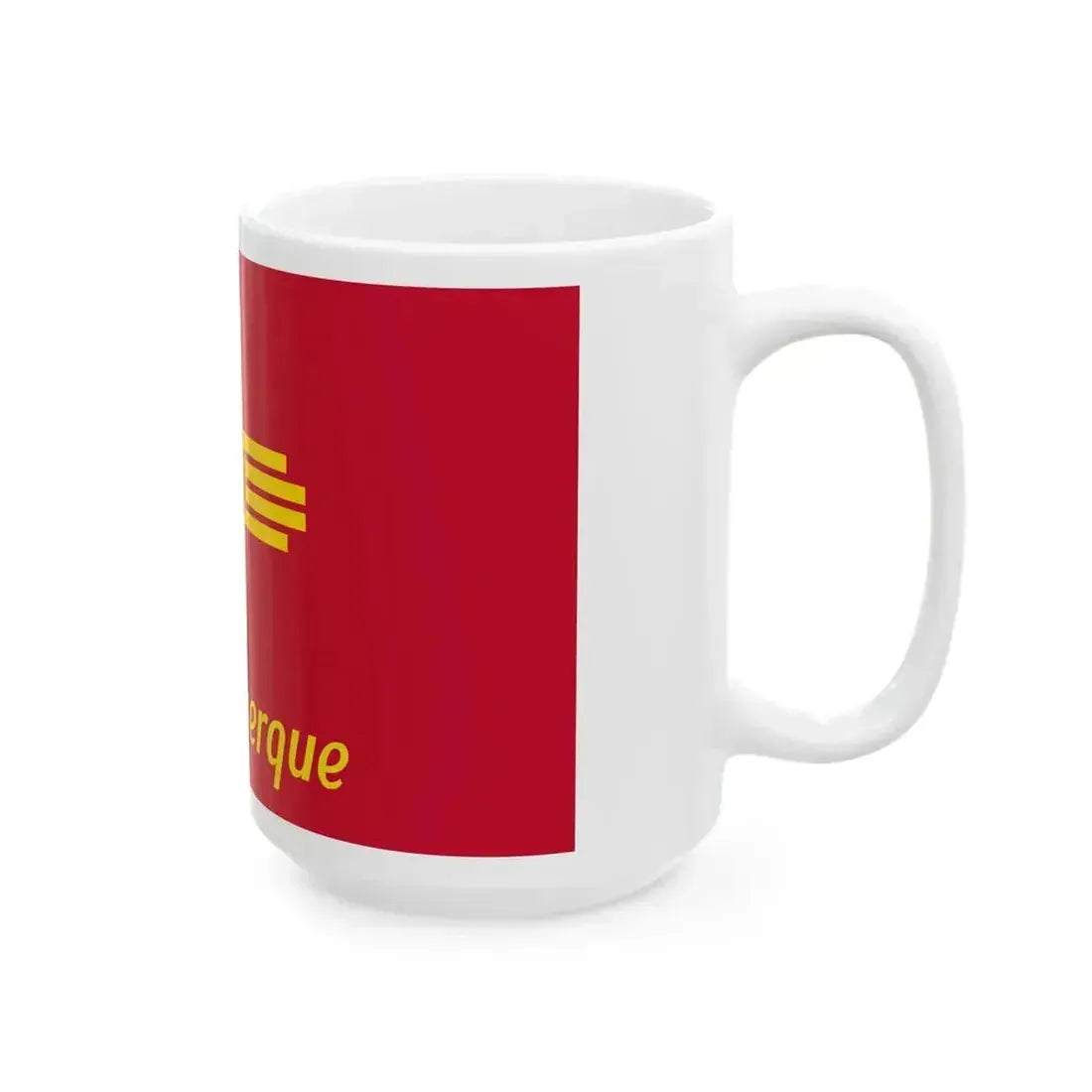 Flag of Albuquerque New Mexico (Mexico) White Coffee Mug - Go Mug Yourself