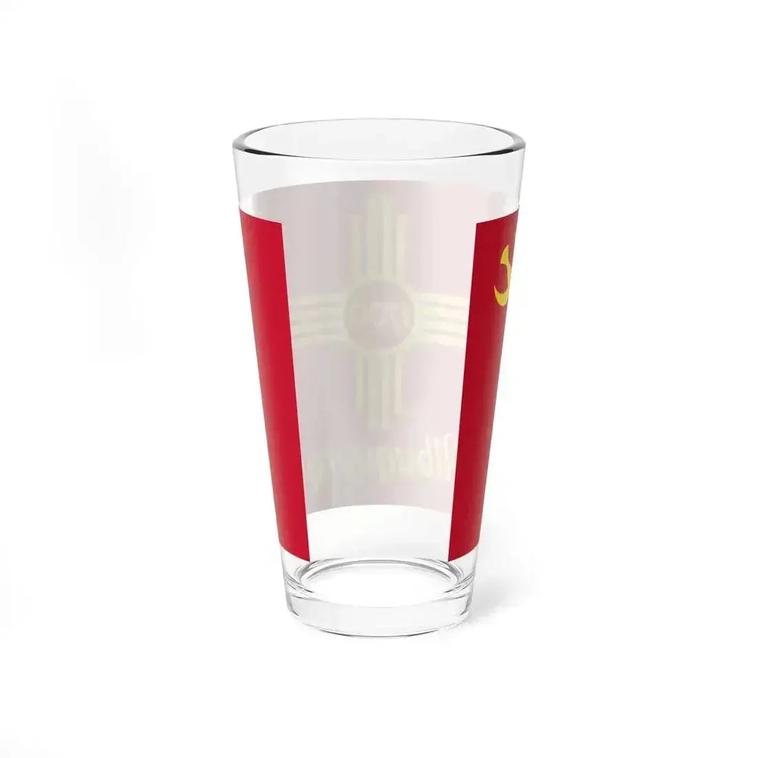 Flag of Albuquerque, New Mexico - Pint Glass 16oz - Go Mug Yourself