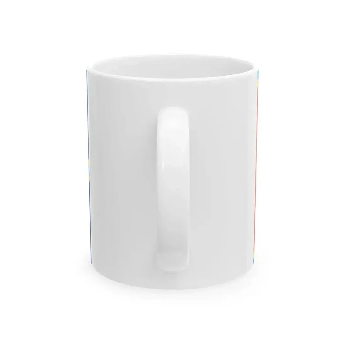 Flag of Alekseevsky rayon Volgograd oblast (Russia) White Coffee Mug - Go Mug Yourself