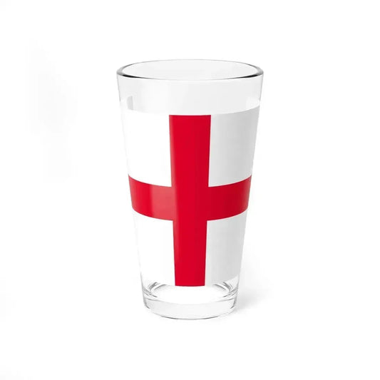 Flag of Alessandria (Italy) Pint Glass 16oz 16oz - Go Mug Yourself