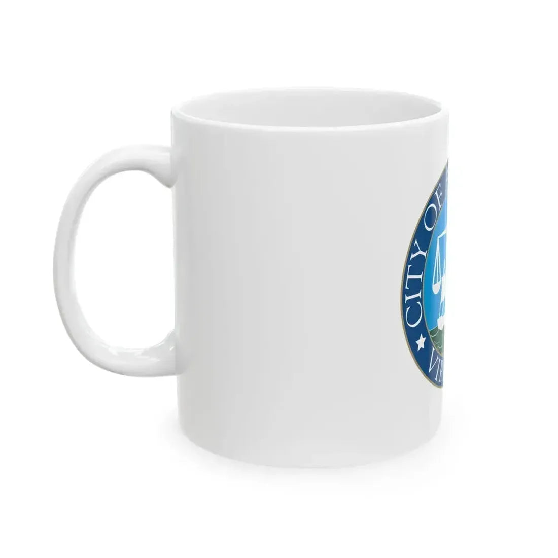 Flag of Alexandria Virginia (United States) White Coffee Mug - Go Mug Yourself
