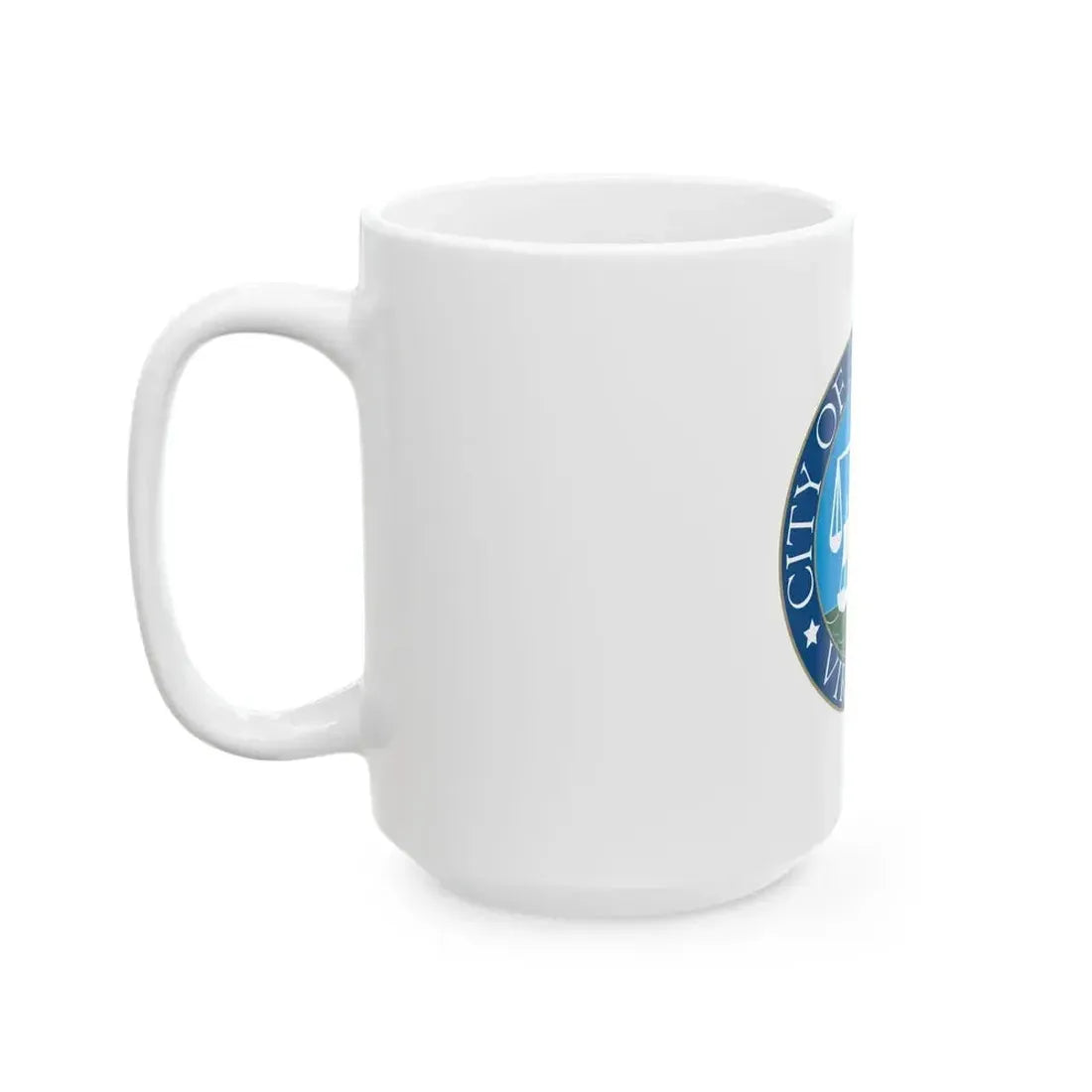 Flag of Alexandria Virginia (United States) White Coffee Mug - Go Mug Yourself